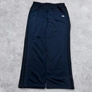 Adidas Trefoil Athleticwear Dark Blue Wide Leg Track Sweatpants